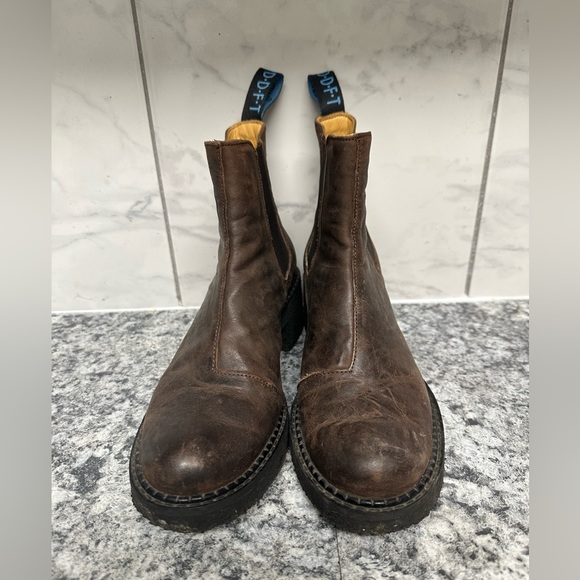 John Fluevog Ankle Leather Boot size 8.5 - Picture 5 of 9